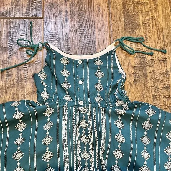 Wildling Teal Boho Nico Dress 4T